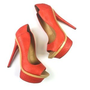 L.A.M.B. Shoes | Host Pic Authentic Lamb Double Platform Heels | Poshmark